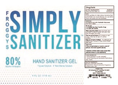 Simply Sanitizer Gel Ii (Simply Gel Rtu 04)
